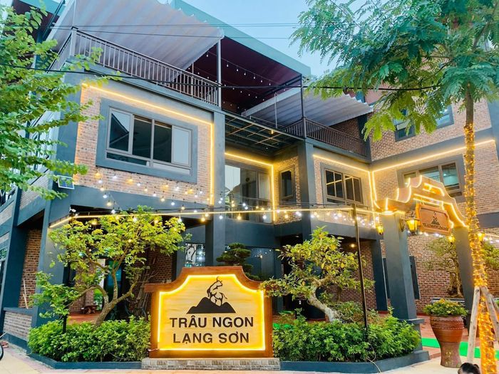 Trâu Ngon Lạng Sơn ảnh 1 - Không gian đẹp và món ăn ngon tại Trâu Ngon Lạng Sơn, nơi thực khách luôn quay lại