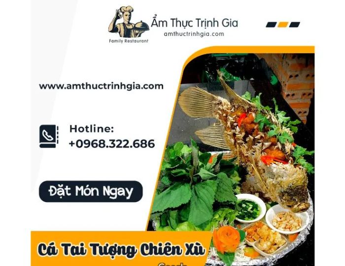 Không gian sang trọng tại Nhà Hàng Ẩm Thực Trịnh Gia