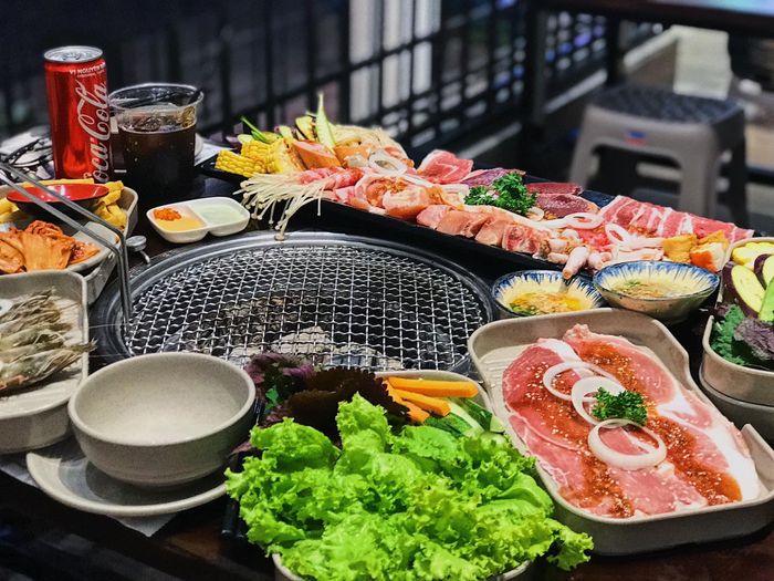 Không gian xanh mát tại Lẩu Buffet Rau Đà Lạt LAGIM