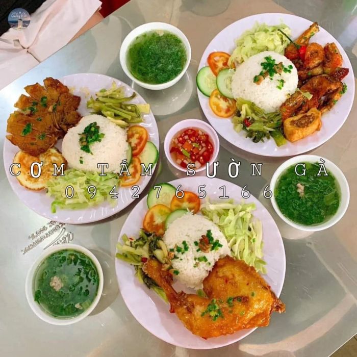 Những món ngon đặc trưng tại Cơm Tấm Sườn Gà