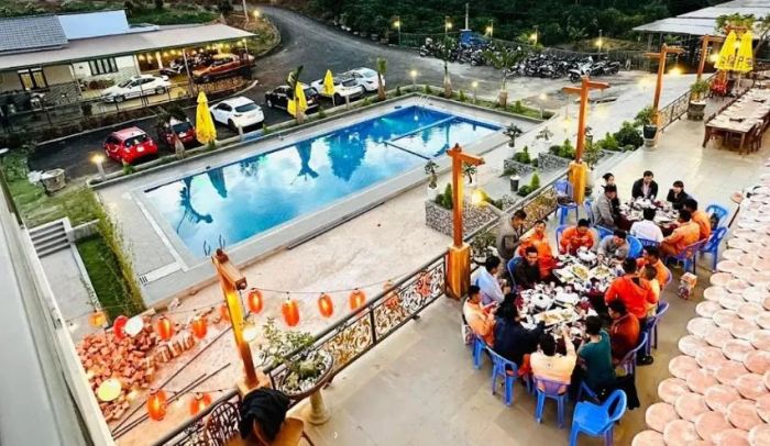 Góc thư giãn lãng mạn tại Anh Phú Garden