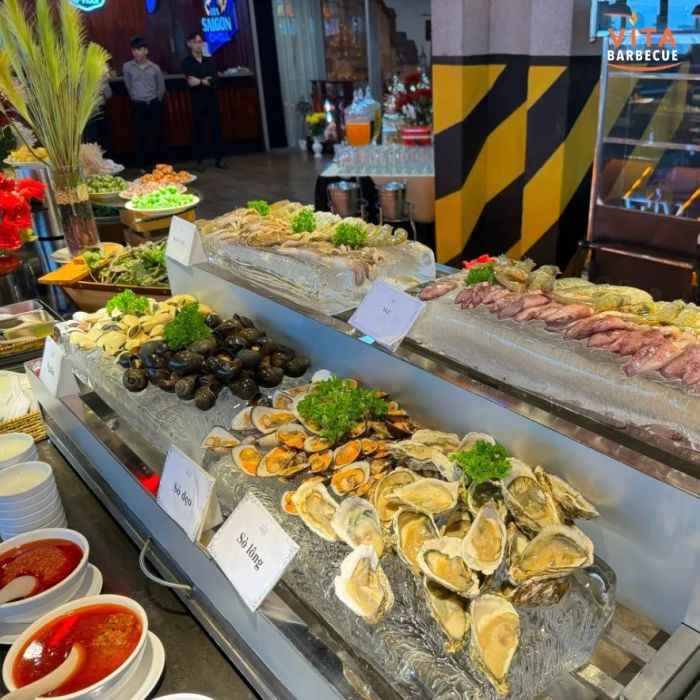 Không gian sang trọng tại Vita Barbecue