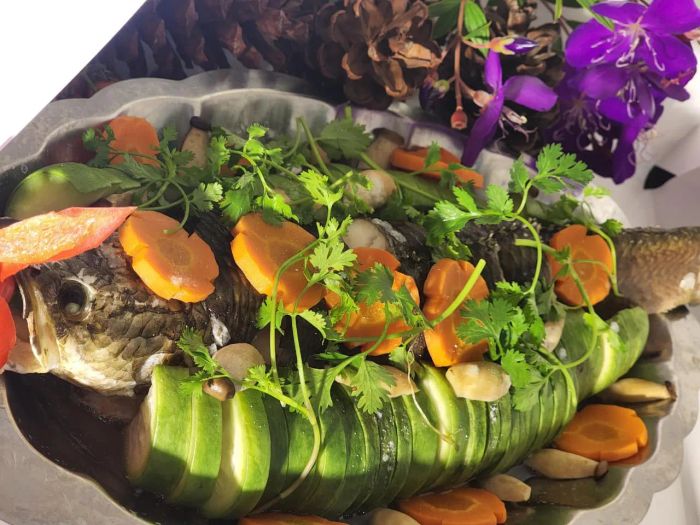 Không gian xanh mát tại Berla Restaurant