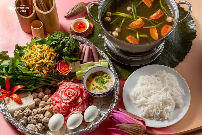 Không gian ẩm thực độc đáo tại nhà hàng