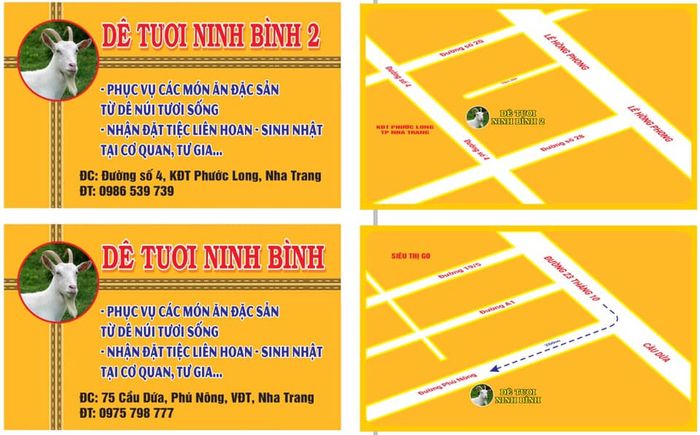 Không gian ấn tượng tại Dê Tươi Ninh Bình