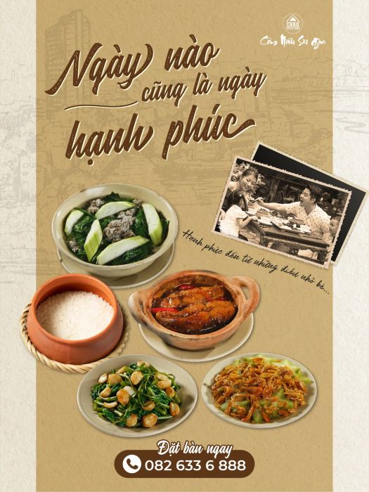 Không gian ấm cúng với những niêu cơm vàng ruộm tại Cơm Niêu Sài Gòn