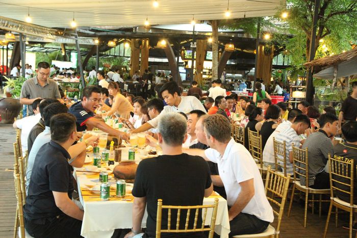 Không gian ấn tượng tại Nhà hàng Lúa Nếp