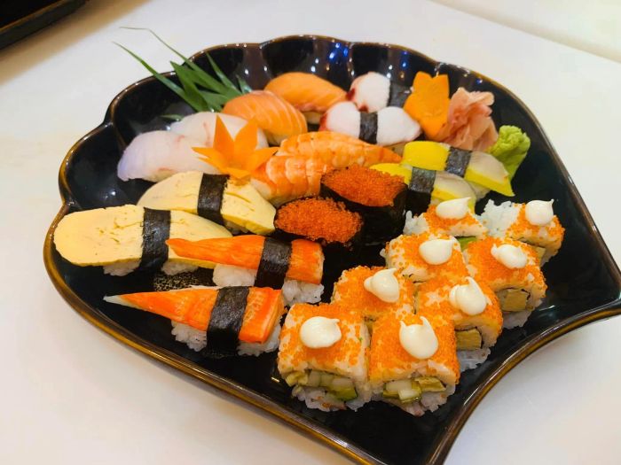 Bộ sưu tập sushi thượng hạng tại ShiZen - nghệ thuật trình bày đẹp mắt qua ống kính.