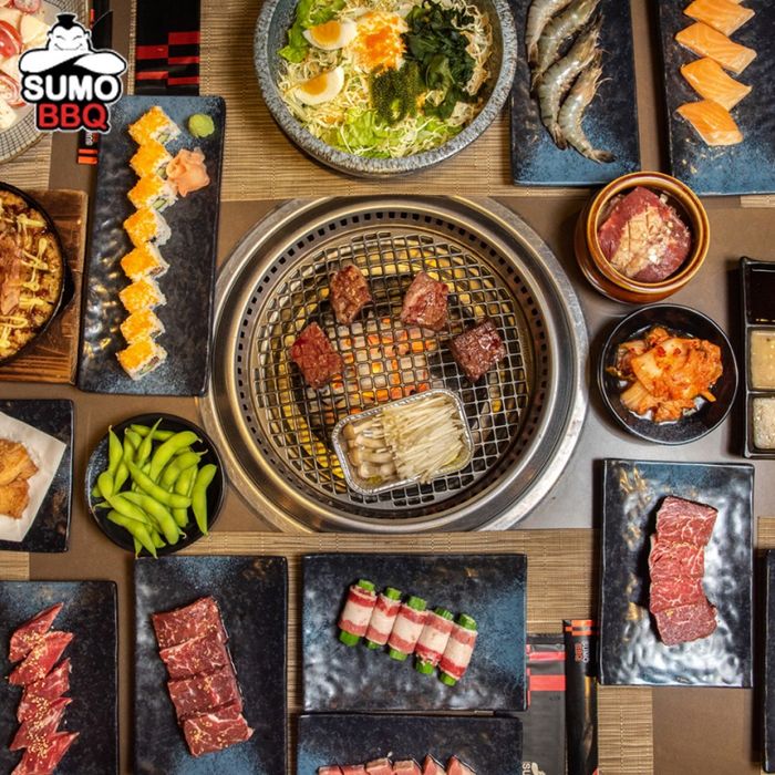 SumoBBQ ảnh 1 - Góc nhìn nghệ thuật về không gian ẩm thực Nhật Bản đậm chất Sumo