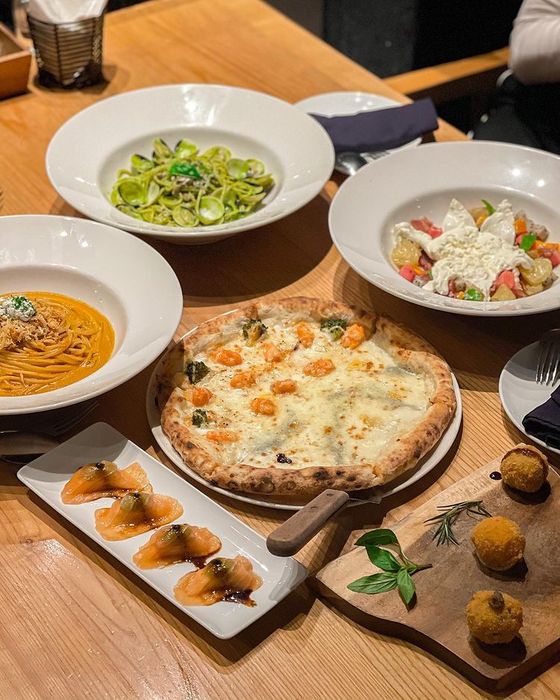 Hình ảnh Pizza 4P’s – không gian sang trọng và đậm chất Nhật