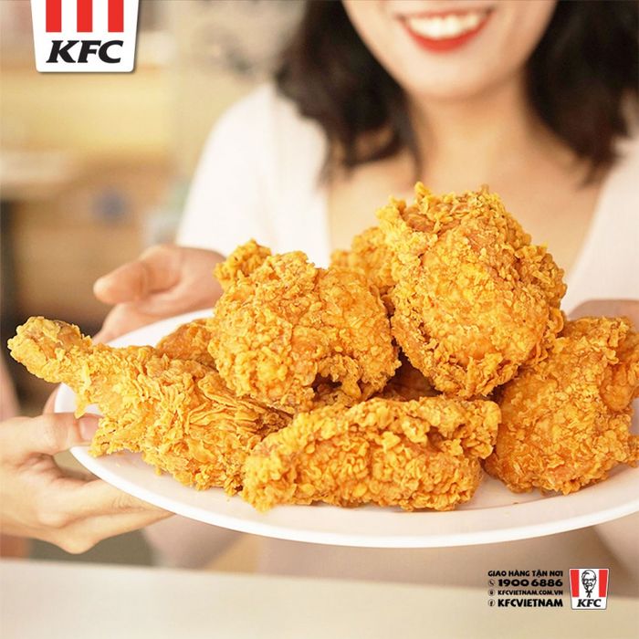 Hình ảnh món ngon tại KFC - Trải nghiệm ẩm thực chuẩn vị