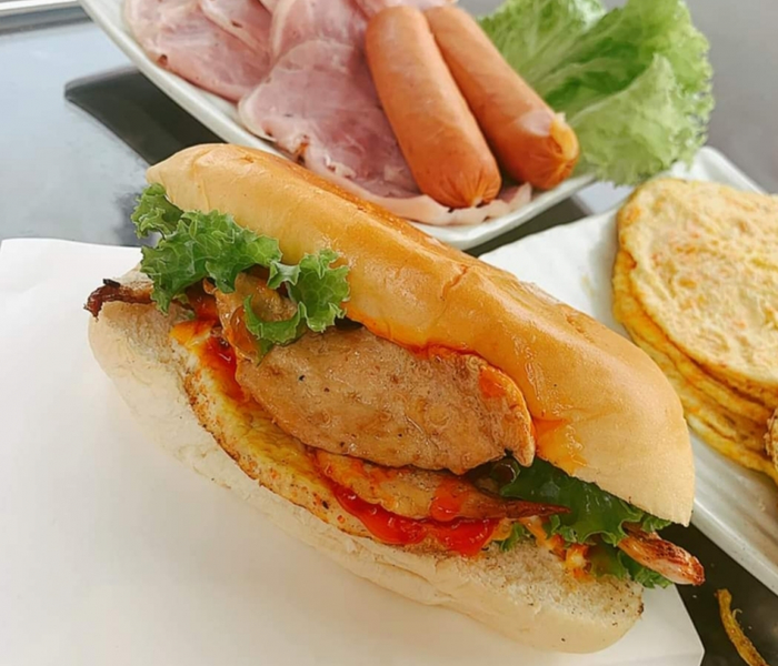Hình ảnh bánh mì Hàn Quốc bắt mắt tại Morning Egg