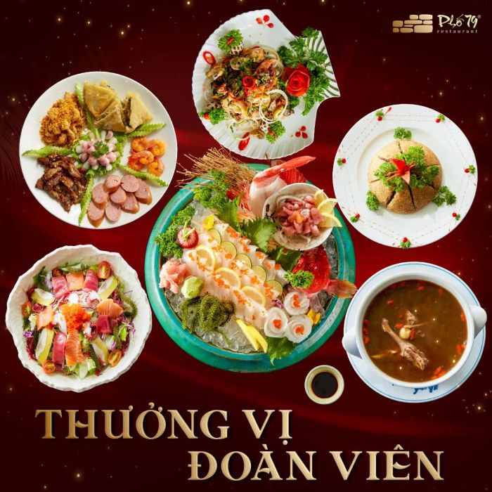 Những món ăn nghệ thuật và đẳng cấp tại PHỐ 79