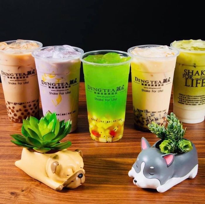 Không gian hiện đại tại Ding Tea Diễn Châu