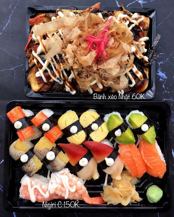 Set sushi cao cấp với nguyên liệu tươi ngon từ Thắm Sushi