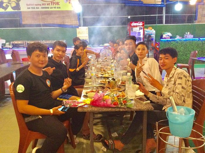 Hình ảnh thực tế các món ngon tại Buffet Nướng No Nê