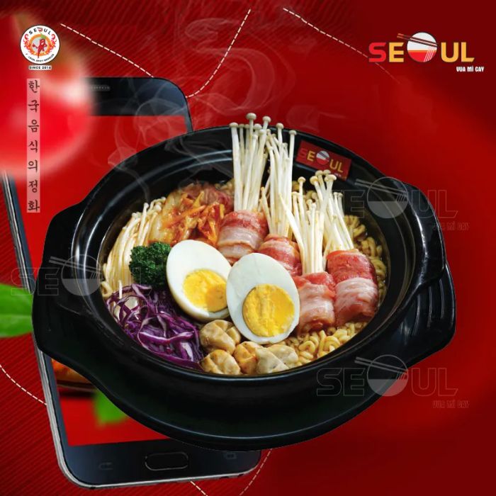 Mì cay Seoul ảnh 1
