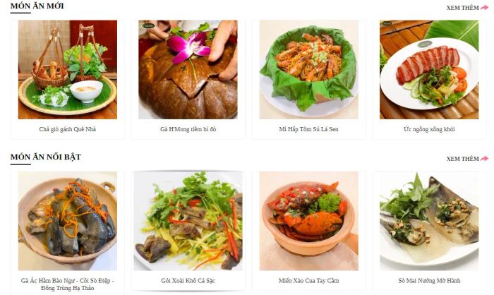 Không gian ấm cúng và món ngon đậm chất quê tại Ẩm Thực Quê Nhà
