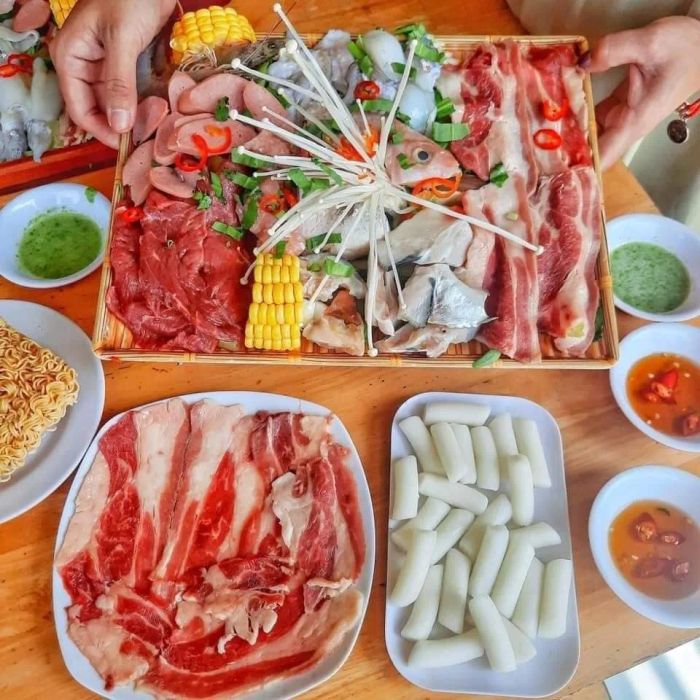 Hình ảnh những món ăn đặc sản kèm lẩu mắm tại THÍCH LẨU CẦN THƠ