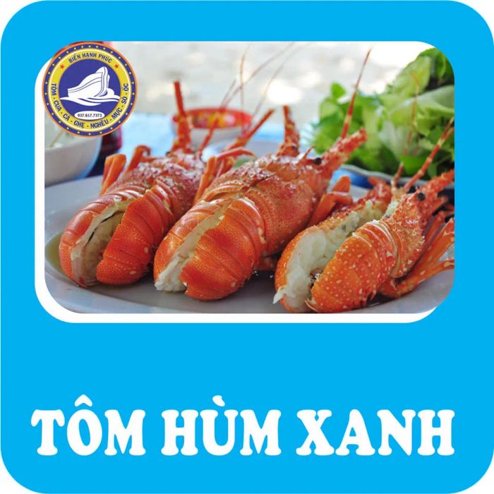 Không gian trưng bày hải sản tươi sống tại Biển Hạnh Phúc