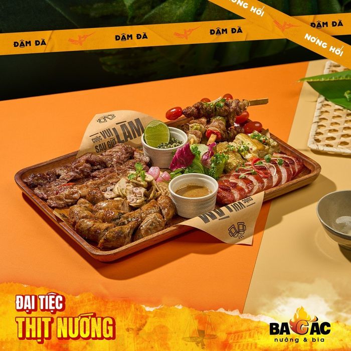 Góc check-in độc đáo tại Ba Gác Nướng & Bia