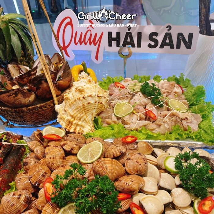 Những món nướng hảo hạng được chế biến tại Grill & Cheer