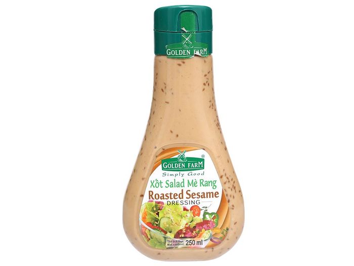 Sốt salad mè rang Golden Farm - Tinh túy ẩm thực lành mạnh