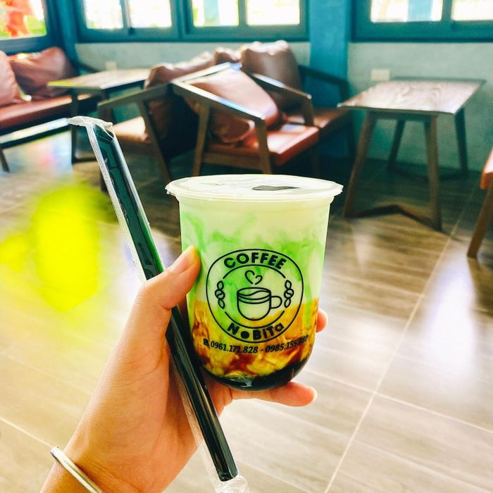 Góc check-in ấn tượng tại Nobita Tea & Coffee