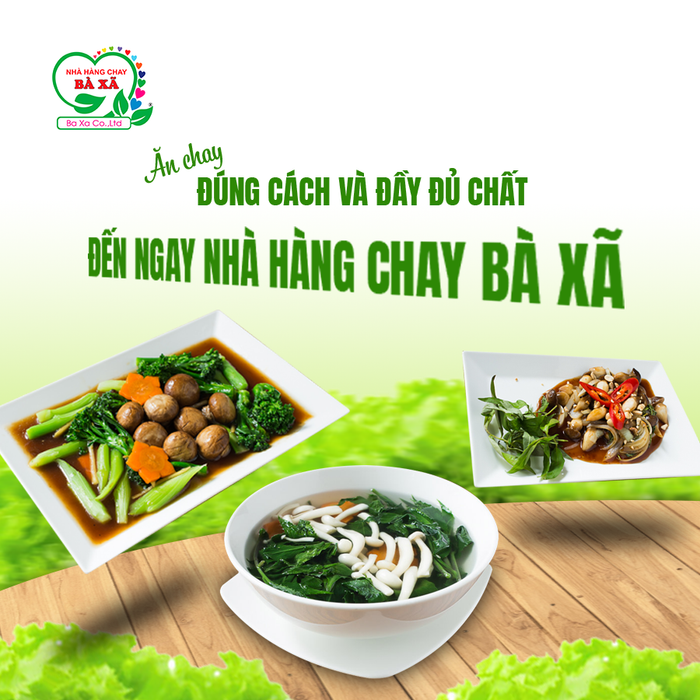 Nhà Hàng Chay Bà Xã - Không gian thanh tịnh và món ăn ngon miệng