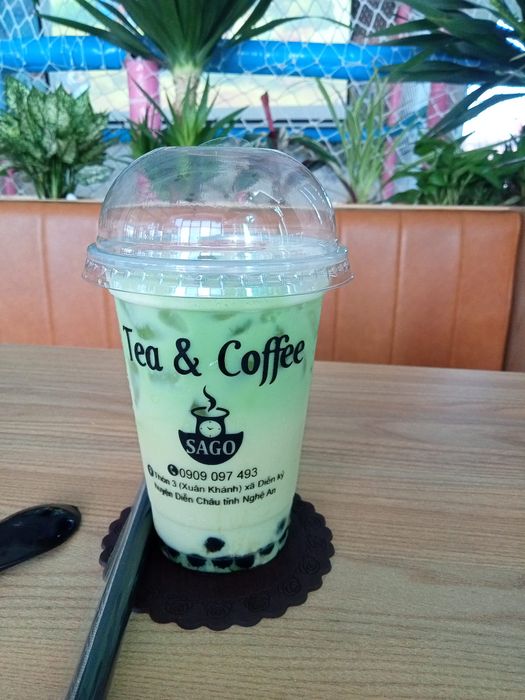 Góc check-in ấn tượng tại SAGO Tea & Coffee