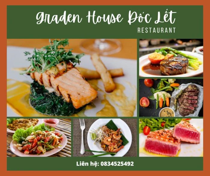 Không gian sang trọng tại Garden House Dốc Lết