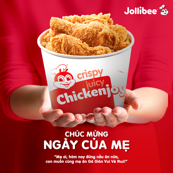 JOLLIBEE – hình ảnh món gà vàng giòn rụm
