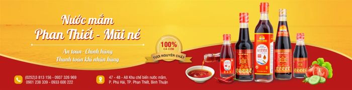 Nước mắm Phan Thiết Mũi Né - Chai thủy tinh tinh tế