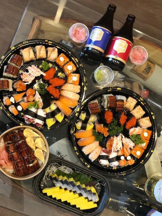 Bộ sưu tập sushi đa dạng tại AICHI