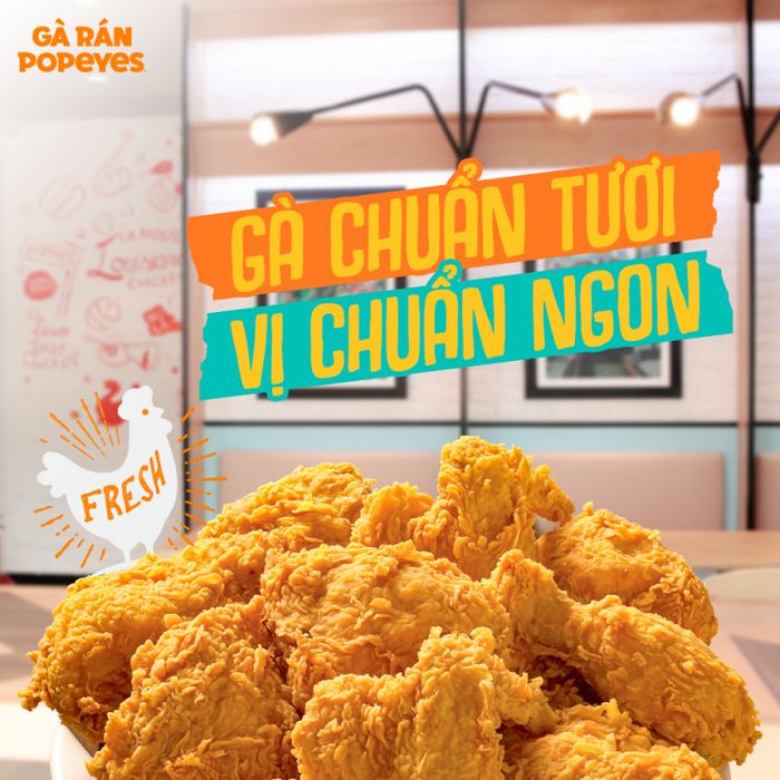 Hình ảnh món ngon tại Popeyes - Nghệ thuật ẩm thực