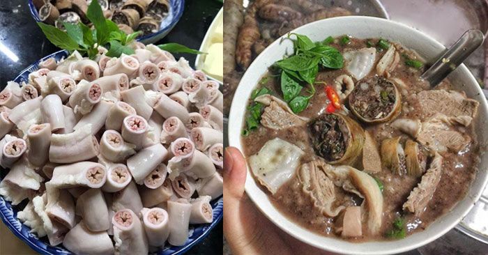Hình ảnh quán cháo lòng Bà Út cổ kính