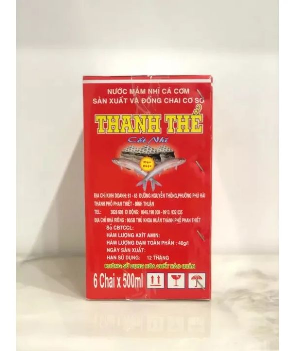 Nước mắm Thanh Thể - Hũ gốm truyền thống