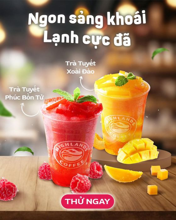 Không gian hiện đại và ấm cúng tại Highlands Coffee