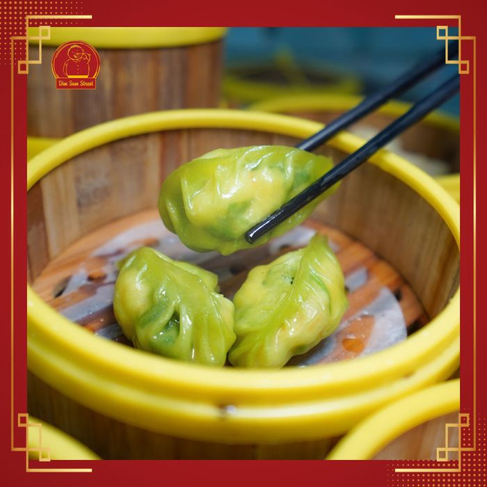 Nghệ thuật trình bày dimsum tinh tế tại Hoa Vũ Lâu