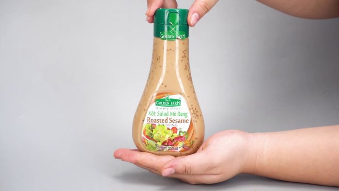Sốt salad mè rang Golden Farm - Hương vị thiên nhiên qua hình ảnh
