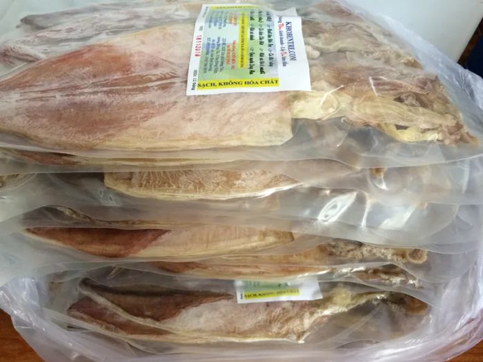 Hình ảnh mực khô phơi nắng tự nhiên đúng chuẩn Bến Tre