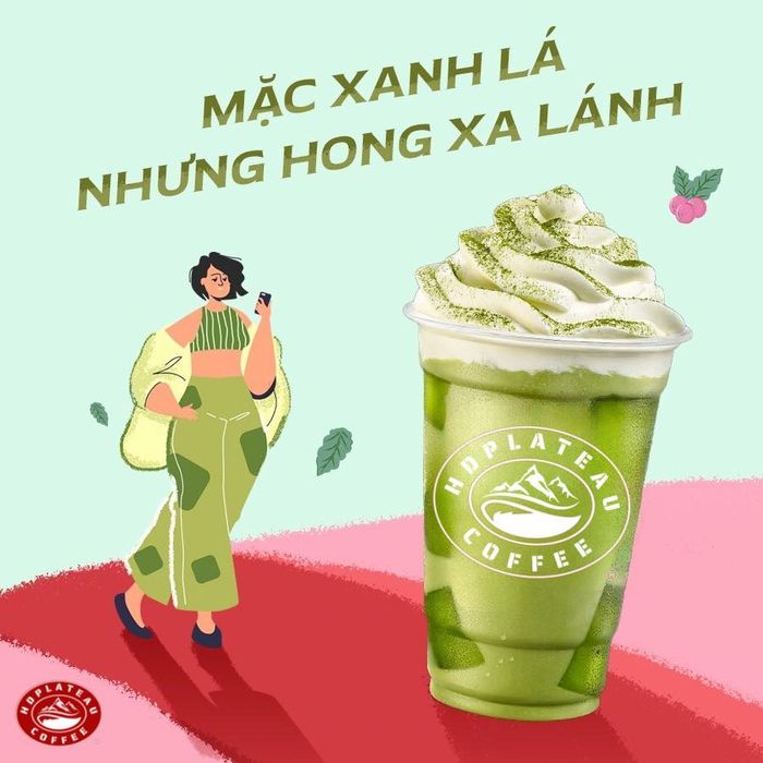 Không gian sang trọng với view đẹp tại HD Plateau Coffee