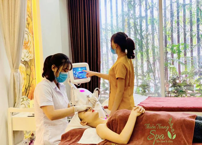 Hình ảnh không gian thư giãn tại Thiên Trang Beauty Center