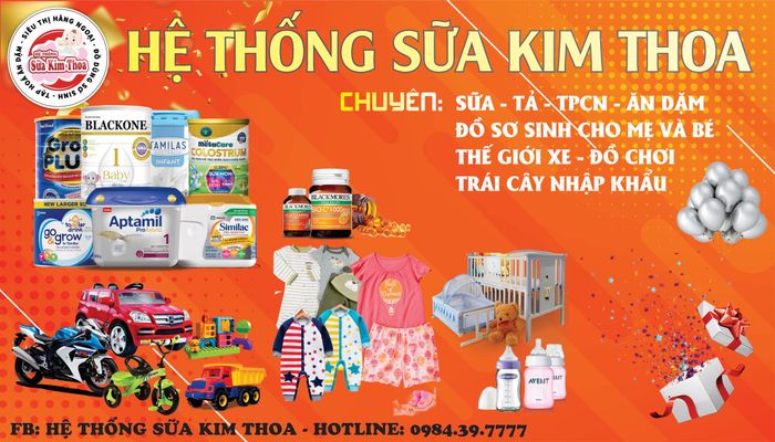 Hình ảnh chi nhánh Hệ Thống Sữa Kim Thoa tại Chơn Thành
