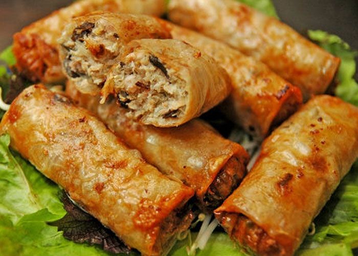 Hình ảnh nem chuối vàng giòn hấp dẫn