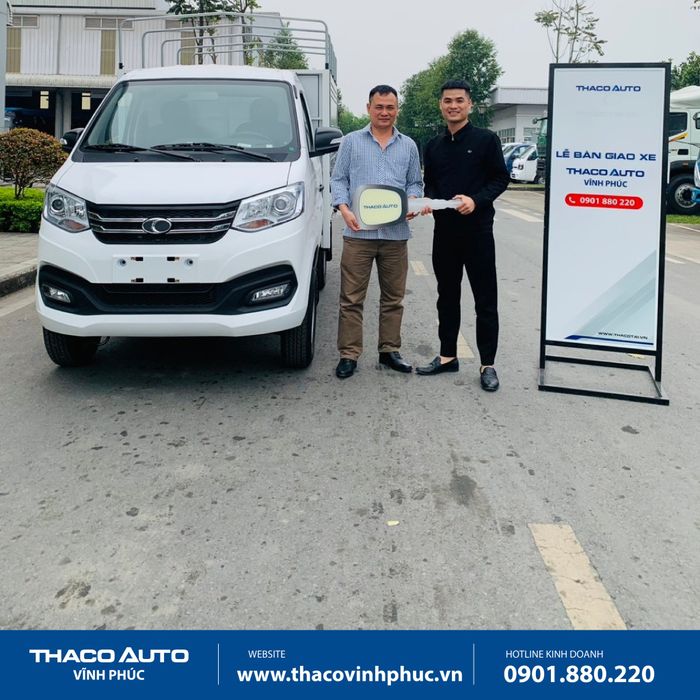 Hình ảnh tổng quan showroom Thaco Vĩnh Phúc