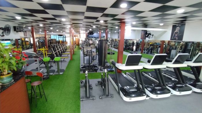 Không gian tập luyện chuyên nghiệp tại KC GYM