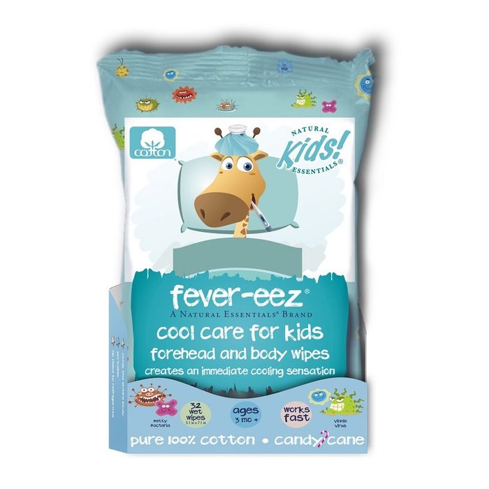 Khăn lau hạ sốt Little Fevers Cooling Cloths - Hình ảnh 2