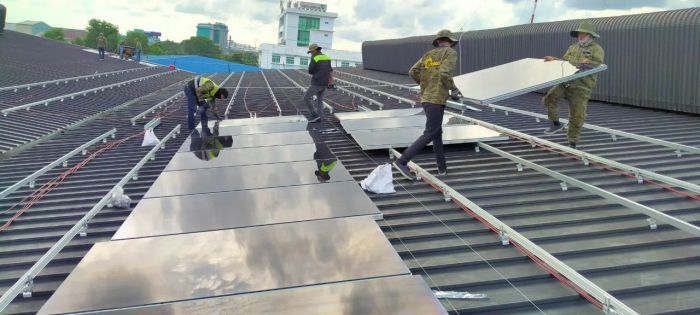 Hình ảnh dự án điện mặt trời Lithaco
