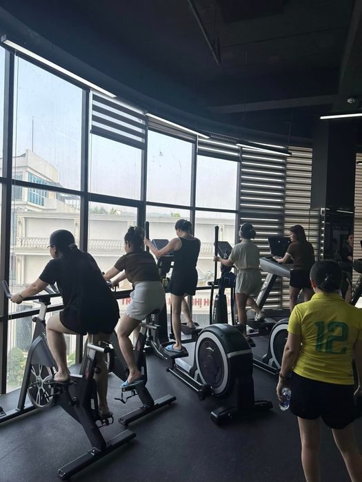 Không gian tập luyện hiện đại tại Tân Anh Fitness Center